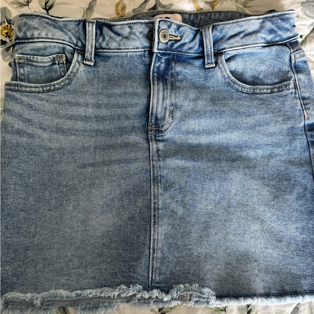 SO Light Blue Denim Mini Skirt